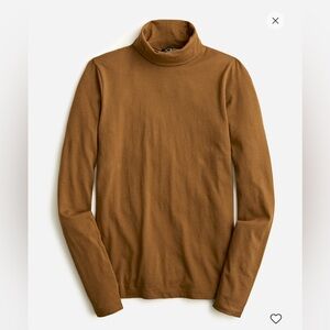 J. Crew Camel Tissue Turtleneck Sweater
